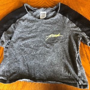 ‼️PRICE DROP‼️Pink Mesh T-Shirt